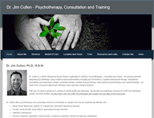 Tablet Screenshot of jimcullenpsychotherapy.com